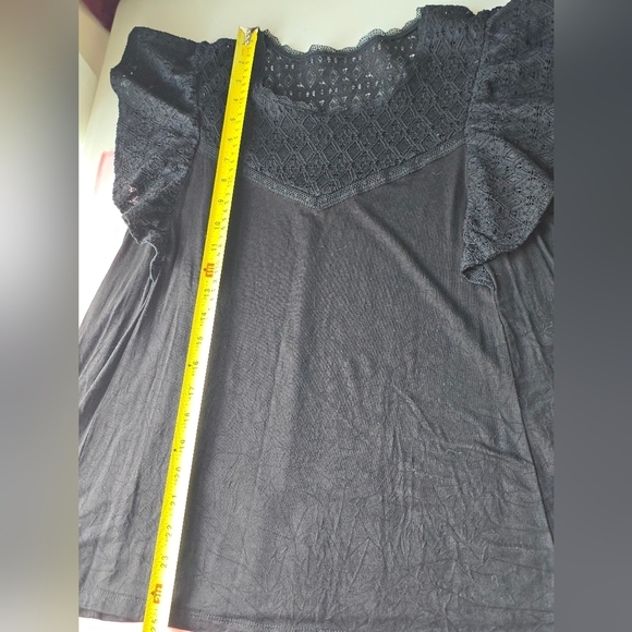 Torrid Lace Knit Top Size 00 - Picture 7 of 8